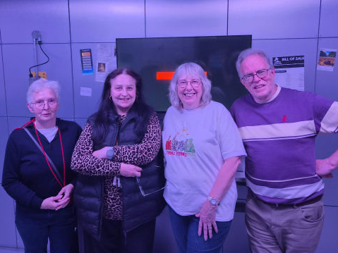 Enigma Quests team of three women and a man
